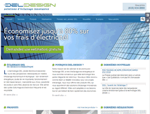 Tablet Screenshot of del-design.com